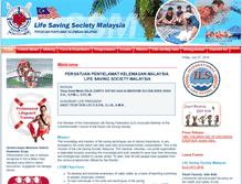 Tablet Screenshot of lifesavingmalaysia.org.my